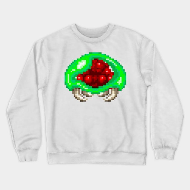 Baby Metroid Crewneck Sweatshirt by SpriteGuy95